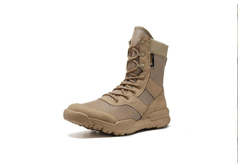 Plus Size High-Top Tactical Desert Boots for Men & Women - Lightweight SFB Air Special Ops Footwear (Sizes 48-50)