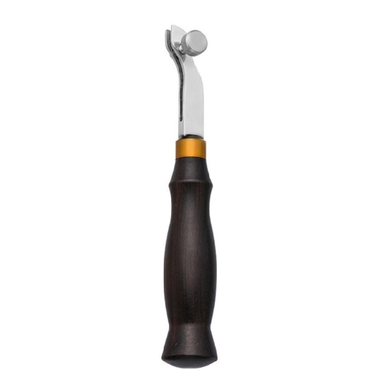 Adjustable Leather Flat Slot Edging Line Device Leather Edging Scriber Tool Leather Creasing Tool for Leather Craft