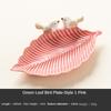 New Cute Bird Dim Sum Tray Ceramic Jewelry Storage Tray Creative Shelf Dim Sum Tray Home Tea Table Desktop Decoration Gifts