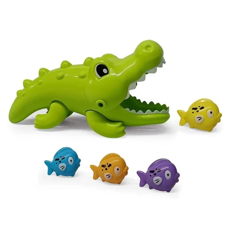 New Summer Plastic Baby Crocodile Bath Toys Are Perfect For Fishing Catching Games Toddlers Kids Fun To Playing In Water