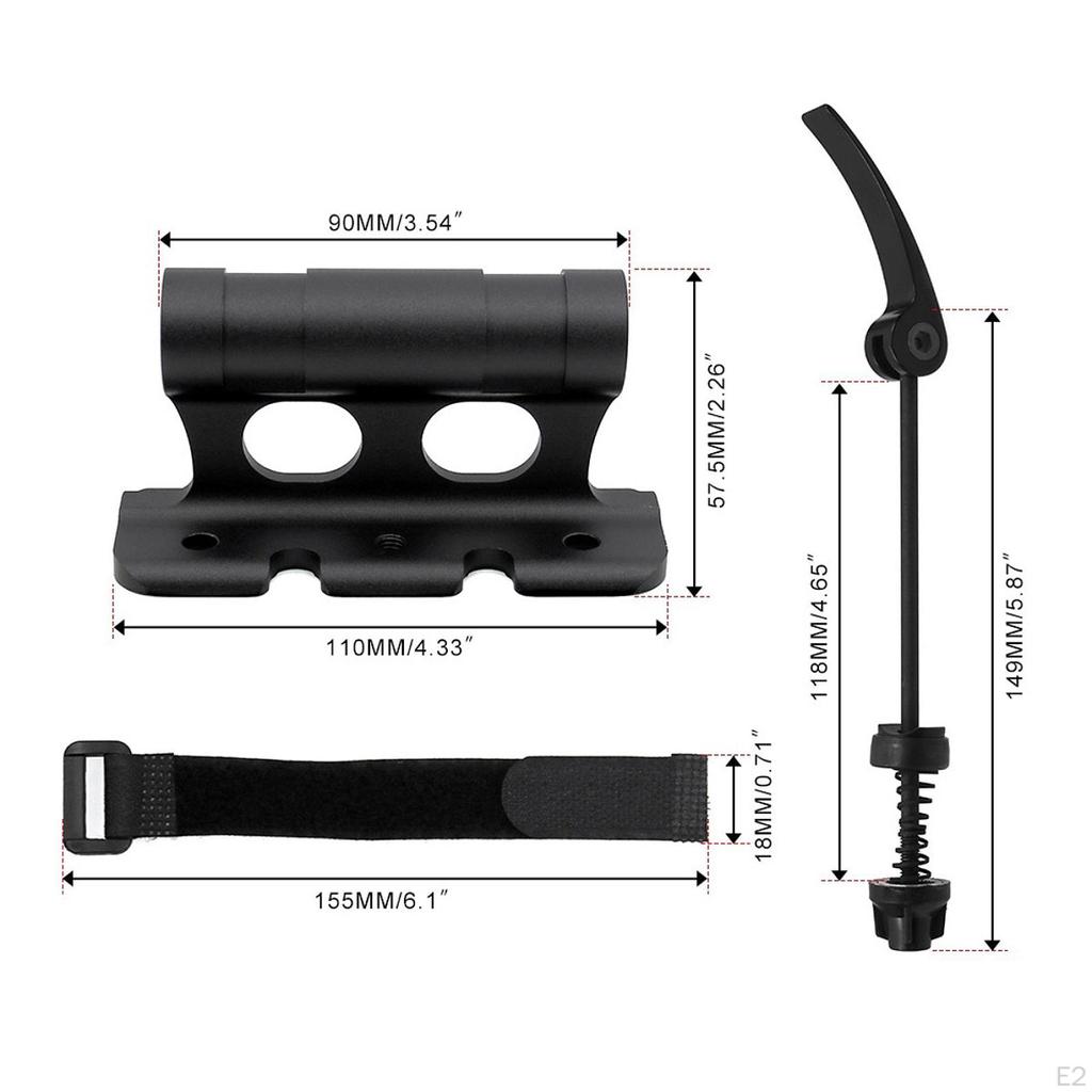 Bike Block Fork Mount, Bicycle Carrier Bracket Holder, Universal Car Roof Rack Support