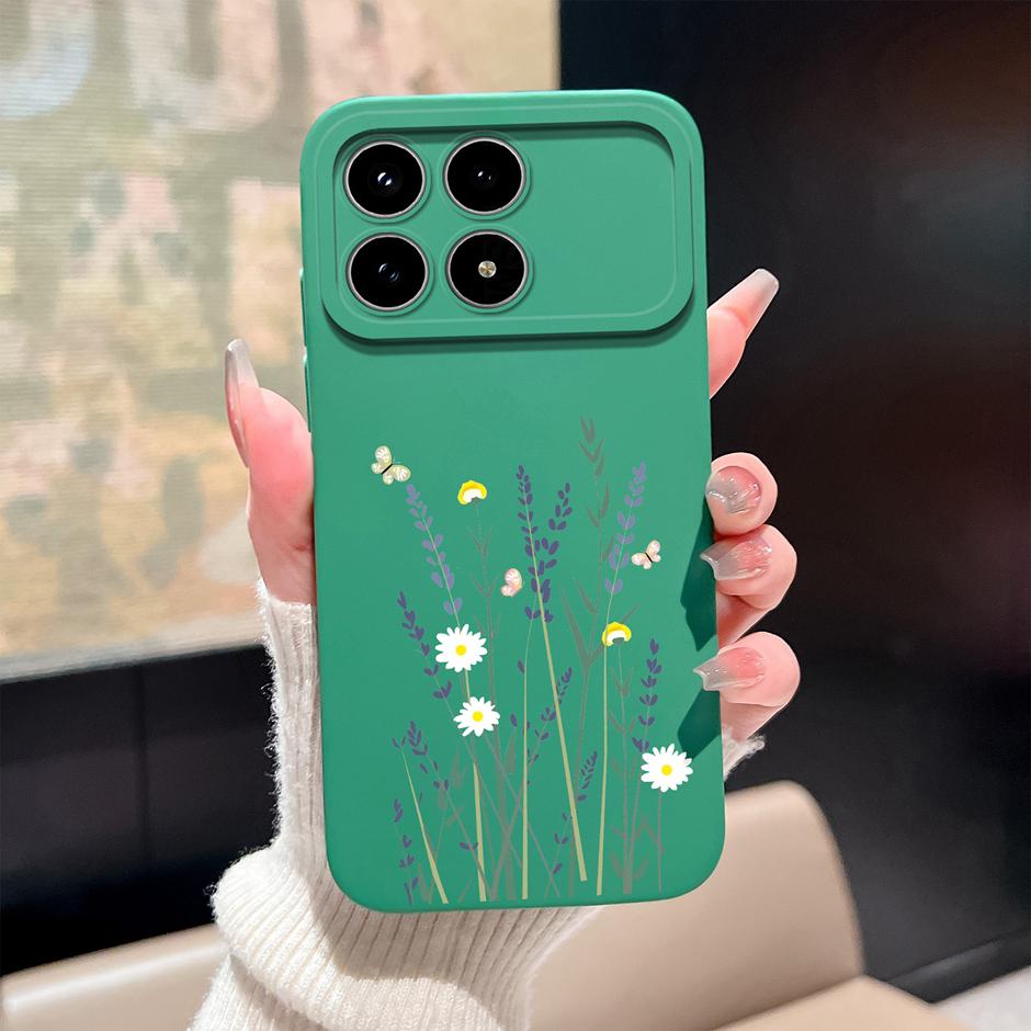 For Xiaomi Poco F8 Pro Ultra Cases Pretty Sweet Girls Liquid Silicone Full Protective Bumper Cover For Poco F8Pro F8Ultra Fundas