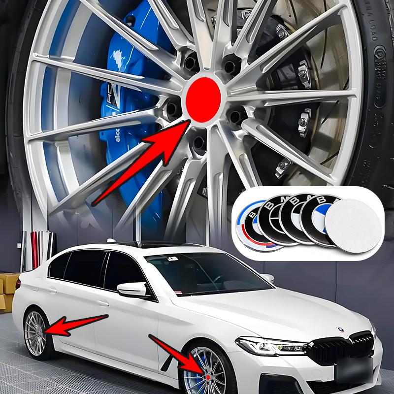 4Pcs 56/60/65/70MM Car Wheel Hub Cap Center Sticker Emblem For BMW G30 E60 F30 E90 G20 E46 F02 G28 Auto Badge Decal Accessories