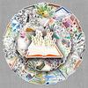 50 Sheets Flower Fresh Style Waterproof Stickers for Suitcase & Notebook Decor