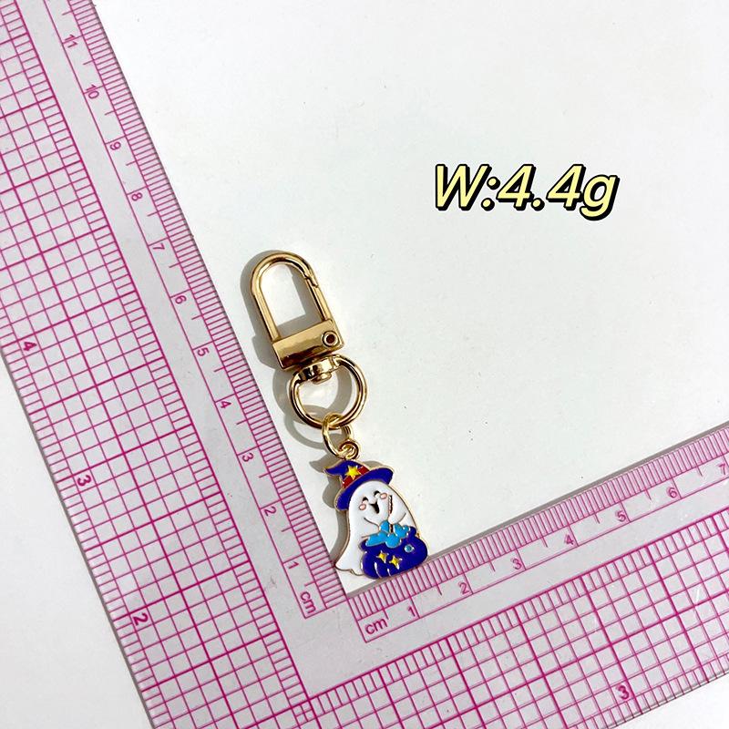 Cartoon Halloween Keychain: Cute Mummy, Pumpkin, Ghost & Skull Pendant
