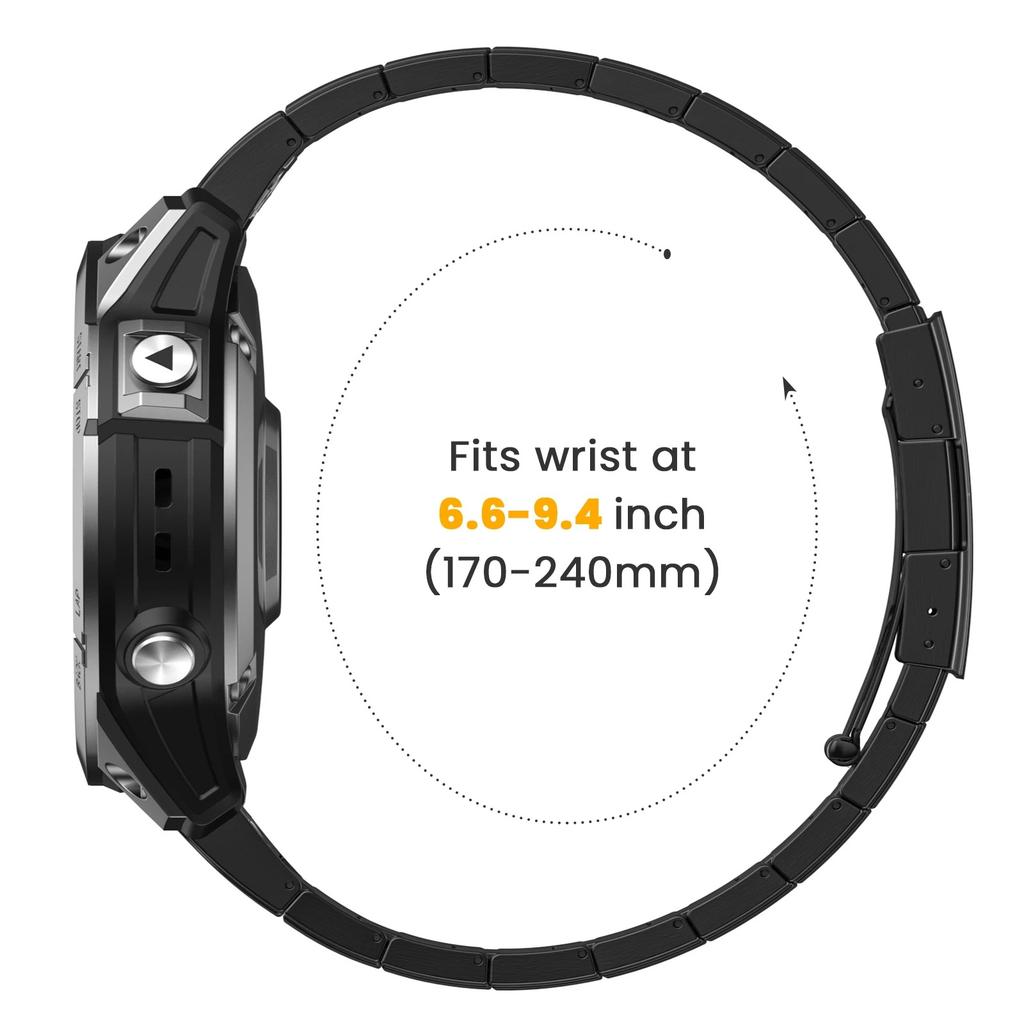 QuickFit 26mm 22mm Titanový kovový řemínek na hodinky Pro Garmin Fenix 7 7X Pro 5 5X 6 6X/Epix Pro (Gen 2)/MARQ/TACTIX Snadno nasaditelný řemínek
