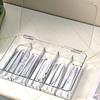 5 Compartments Glasses Storage Design Dustproof Eyewear Small Items Organizer Sunglasses Box Transparent Desktop Storage Box