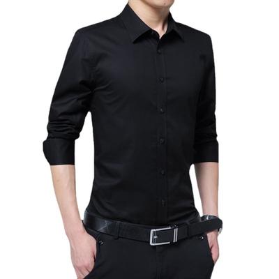 Podzimní pánská košile s dlouhým rukávem Business pánská košile