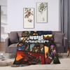 World of Warcraft Game  Flannel Blankets  Super Warm Throw Blanket for Outdoor Travel Office Aesthetic Bedspread Sofa Bed Cover