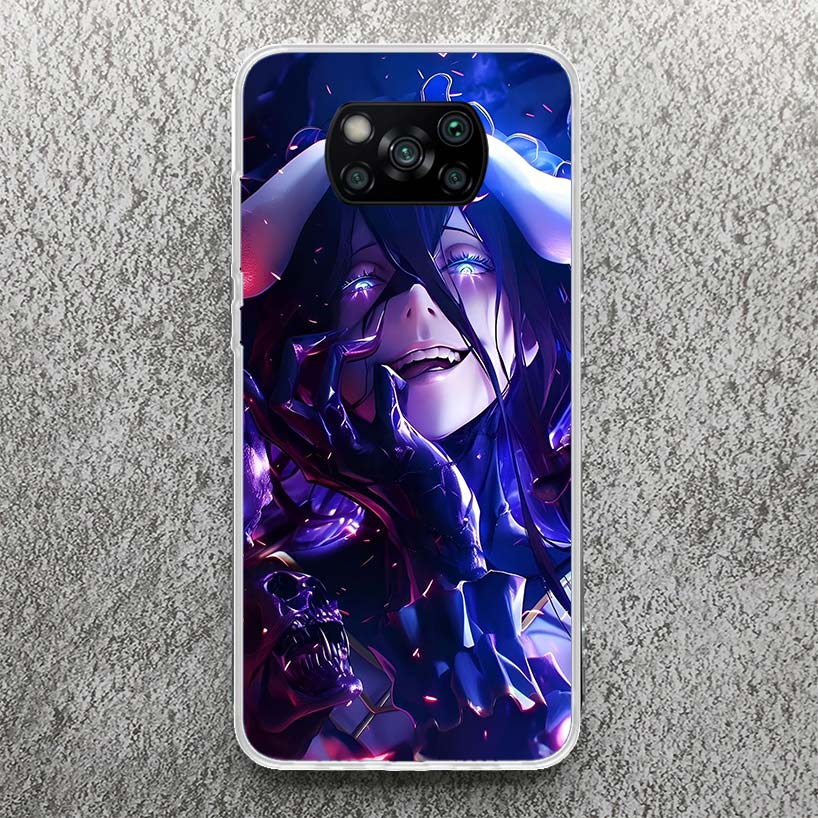 Albedo Overlord Anime Print Soft Case for Xiaomi Poco X7 X6 X5 X4 X3 Nfc Phone Shell F7 Ultra F6 F5 Pro F4 GT M6 M5S M3 Pattern