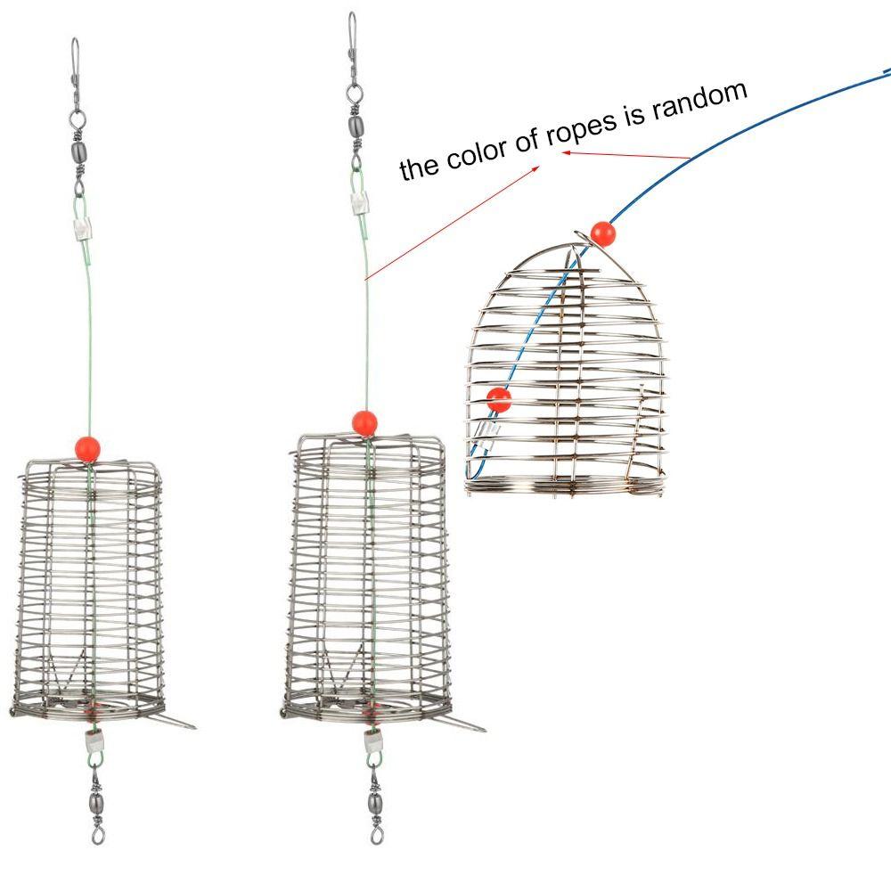 Fishing Tackle Trap Basket Fishing Lure Trap Fishing Bait Cage Food Feeding Aquarium Bait Feeder