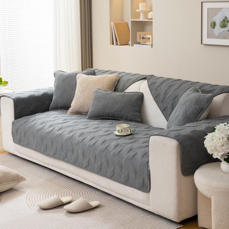 Sofa Cushion Sofa Cushion Chenille Four Seasons Universal High-Grade Non-Slip Seat Cover Cover