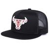 Unisex Ox Head Embroidery Hip-hop Net Hats Spring Summer Outdoor Adjustable Casual Baseball Caps Sunscreen Hat Cap