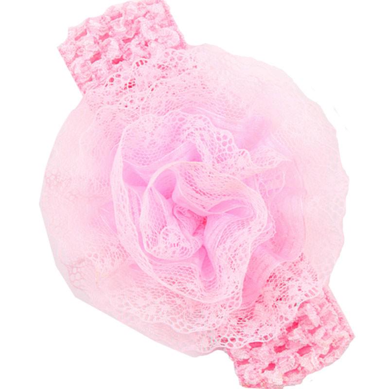 Baby Headband Mesh Yarn Lace Flower Headwear Girl Birthday Party Dress Wear Accessories