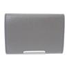 Prada 1MH021 Tri-fold Wallet Gray Safiano Women