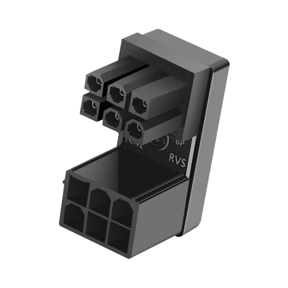 PCIe Graphics Power Adapter PCIe 8 Pin Adapter Graphics Card Connector 180 Degree Angle Connector