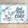 2D Coastal Beach Bride-to-Be Photography Background
