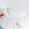 DAVE&BELLA Girls' Summer Cartoon Cotton T-Shirt DB13960