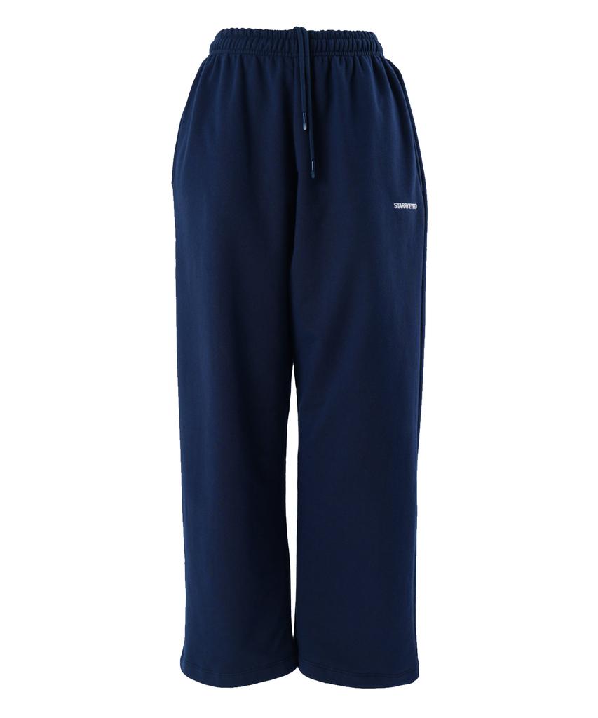 STARRYEYED Logo Wide Training Pants (Navy)