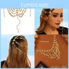 Gold Alloy Hair Accessory With Tassel Design For Women Gift And Travel Souvenir