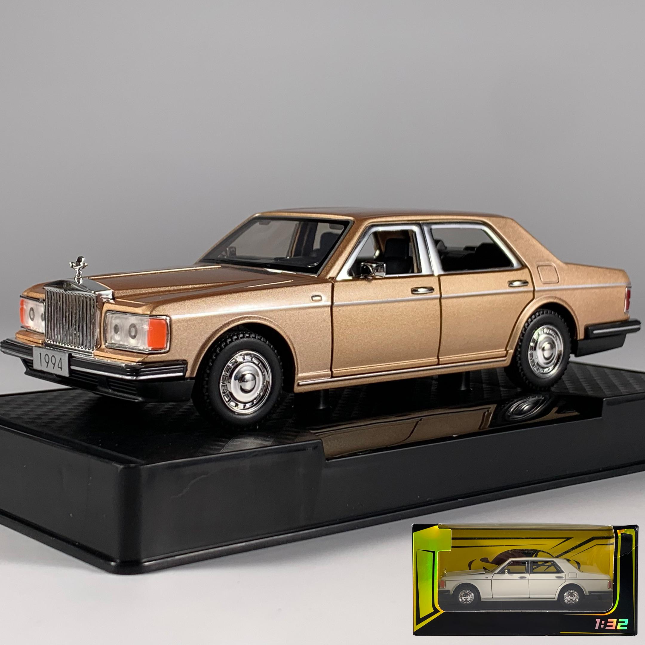 

1:32 1994 Rolls Royce Silver Spur Лімузин Легкосплавний Металевий Литий Модель Автомобіля Домашній Комп ютер Настільний Дисплей Прикраса Міні Подарунок Дорослого