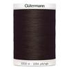 Set of 5 Spools Polyester Thread 1000m Gutermann Ref 701939 - Att 696 - Mahogany