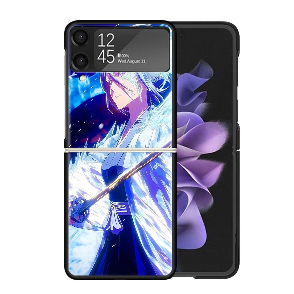 Bleach Kuchiki Rukia Cases For Samsung Galaxy Z Flip 4 5 6 7 3 Z Flip7 Flip6 Flip4 Flip5 Flip3 5G Hard Shockproof Fundas Cover G