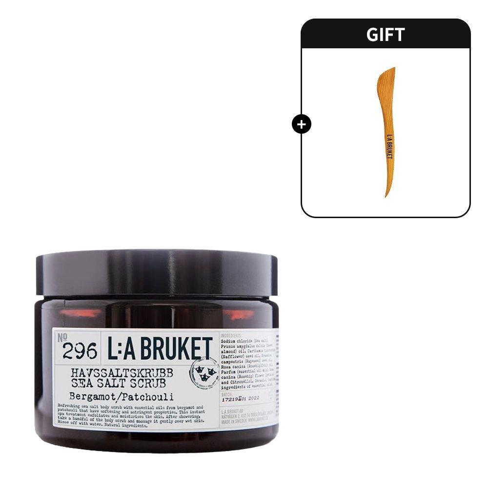 Sea Salt Scrub 420g (Select 1 of 3) + Free Wooden Spatula Lemongrass