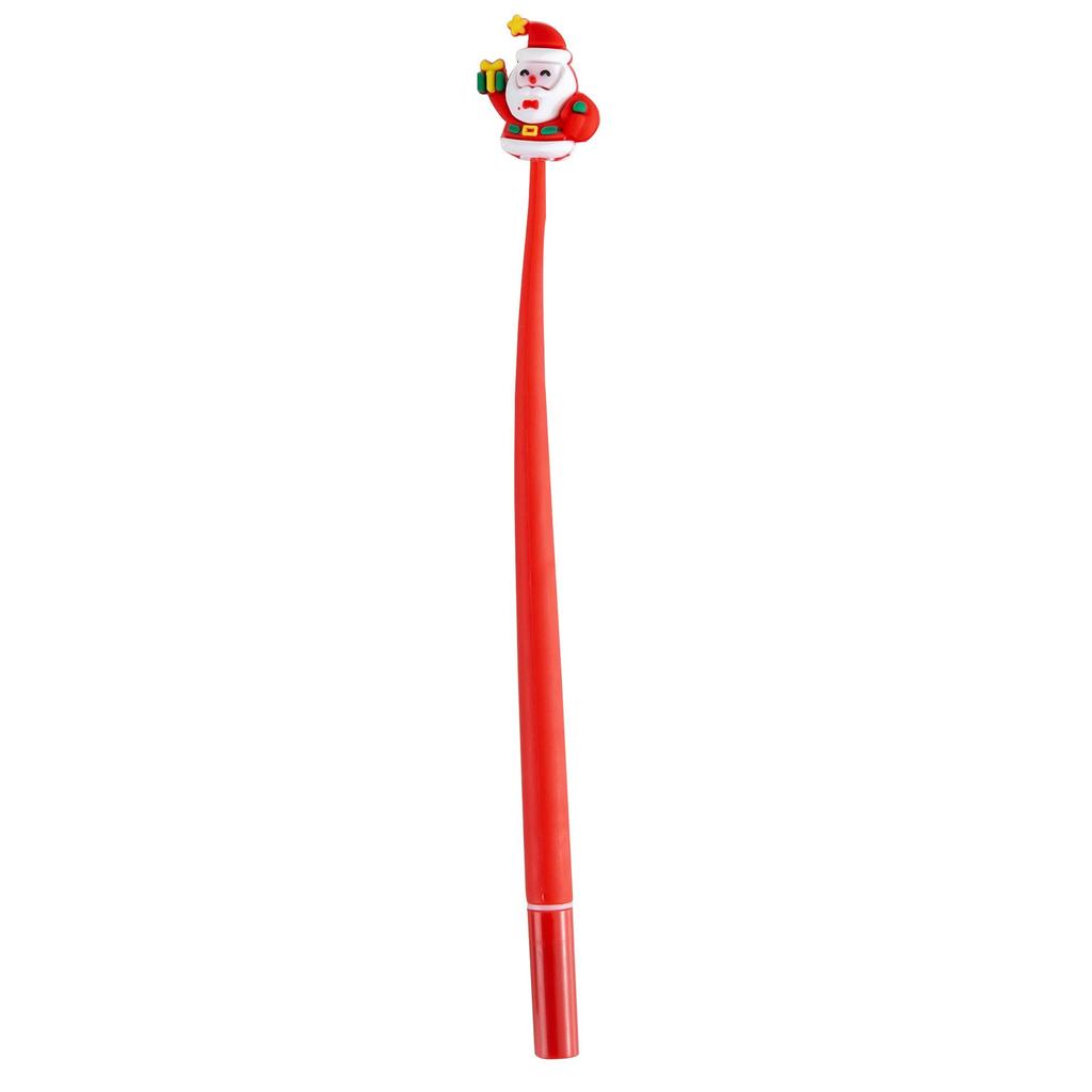 Cute Christmas Cartoon Silicone Shaker Gel Pen - Student Stationery Gift