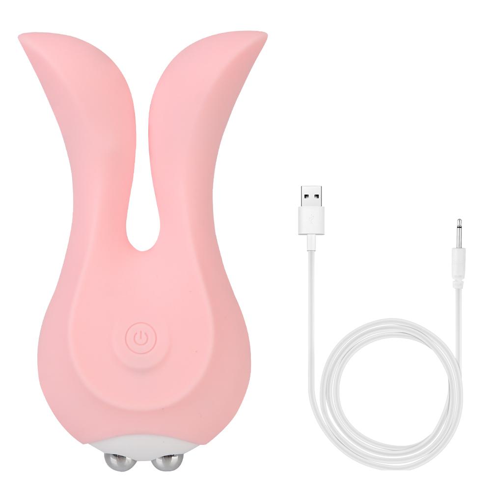 Cute Rabbit Vibrator Female Masturbation Breast Nipple Clitoris Stimulator G-spot Vaginal Massager Multiple Ways Use Sex Toy for Women Men