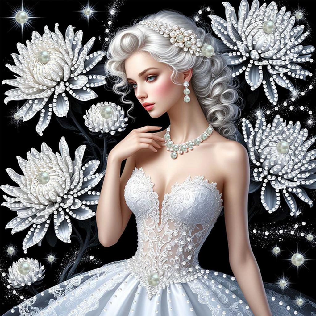 Schönheit Spezielle Form 5D DIY Teilbohrer Diamantmalerei Edelstein Kunst für Erwachsene DIY Geschenk Heimdekoration Kristall Diamant Kunst 30x30cm