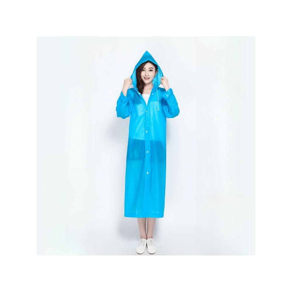 

1шт EVA плащ для взрослых мужчин и женщин водонепроницаемый дождевик синий