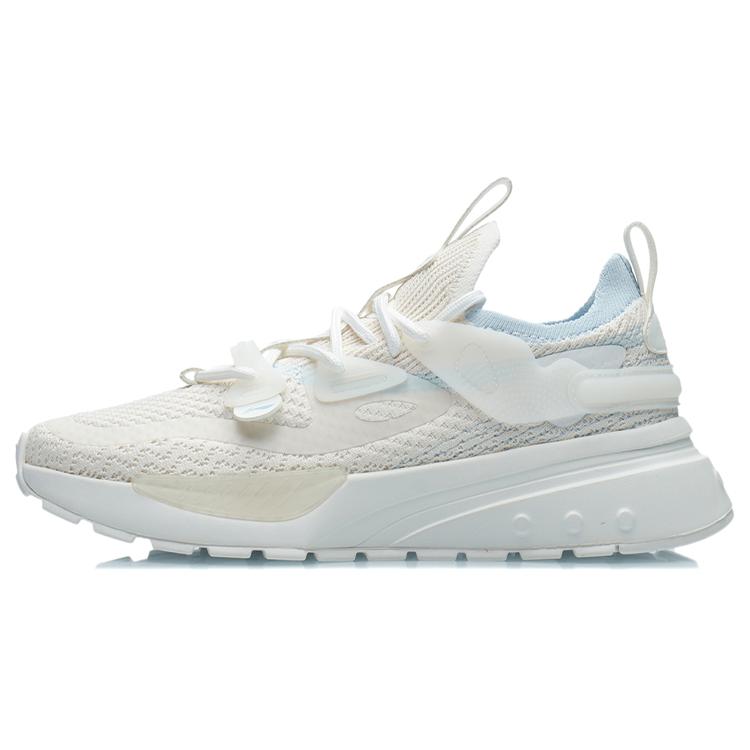

New LiNing Jade Bead Jade Bead Cushioned Breathable Slip Resistant Running Shoes Women s Mist White AGLR190-2 40