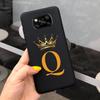 For Xiaomi Poco X3 Case Luxury Crown Letters Covers Soft Silicone Phone Case For Xiaomi Poco X3 Pro PocoX3 NFC Back Cover Bumper