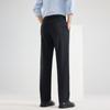 Fengxun Men's Straight-Leg Business Casual Trousers