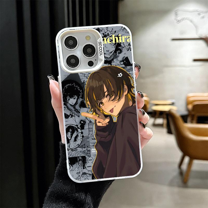 Blue L-Lock Bachira Meguru Soft Phone Case for iPhone 15 16 17 Pro Max 17Air 16E 14 Plus 13 12 Mini Shockproof Cover Back Shell