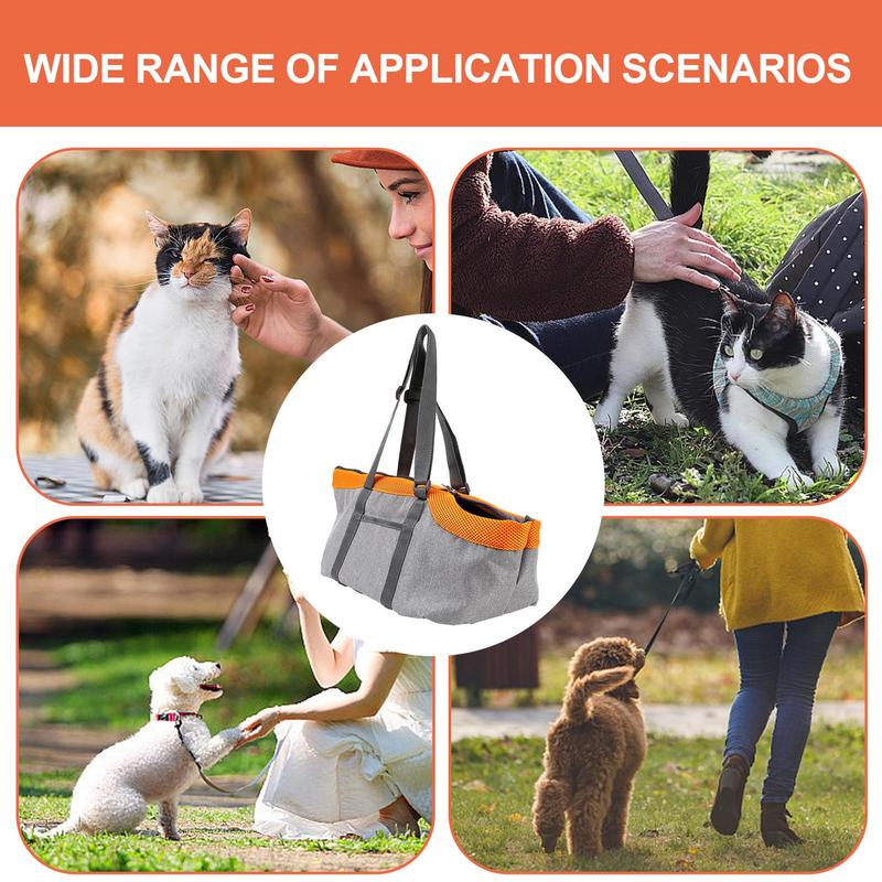 Cat Carrier Sling Breathable Adjustable Pet Carrier Bag Cat Carrying Sling Pet Travel Carrier Pet Tote Pouch Portable Shoulder China Mainland