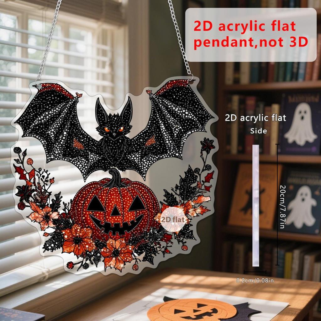 Front Door Horror Sign Door Scary Acrylic Round Sign Decoration Gothic Festive Ornament Hangable Scene Props for Bedroom Porch