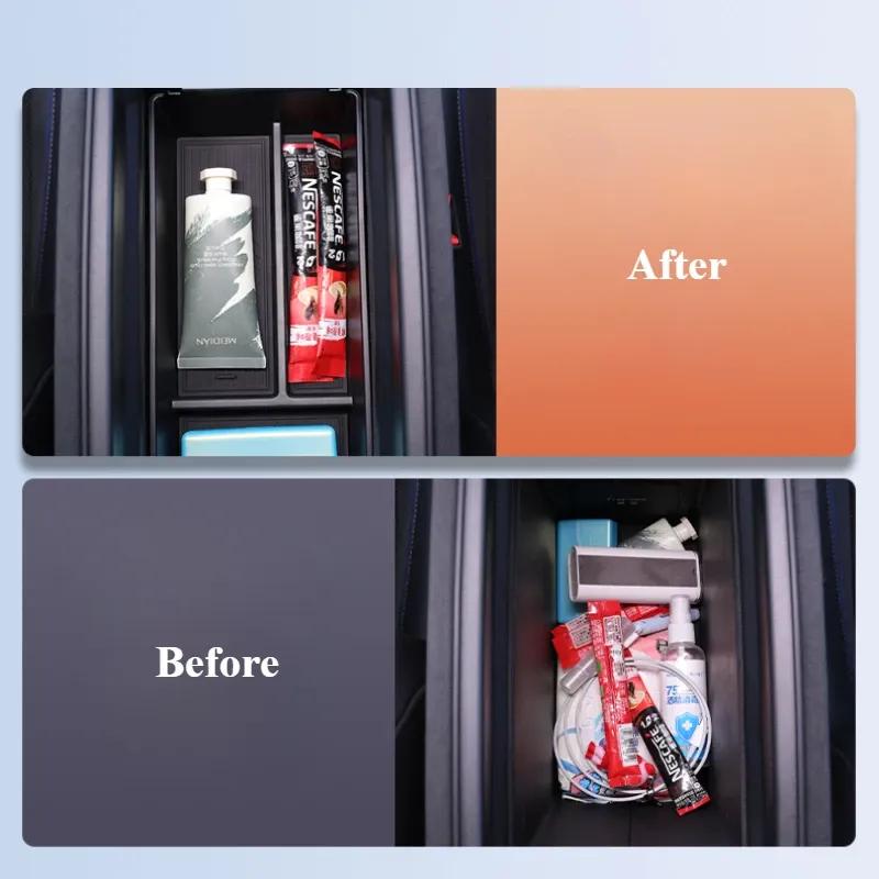For Volkswagen Tiguan LPRO L 2024 Car Armrest Box Storage Box Central Control Storage Car Decoration Supplies Daquan Accessories