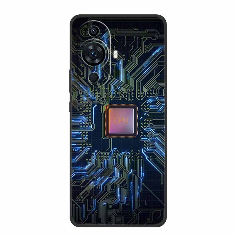 Phone Case For Huawei Nova 12s Back Cover Case Shockproof Black Silicone Soft Funda For Huawei Nova 12s Case Nova12s 6.7" Coque