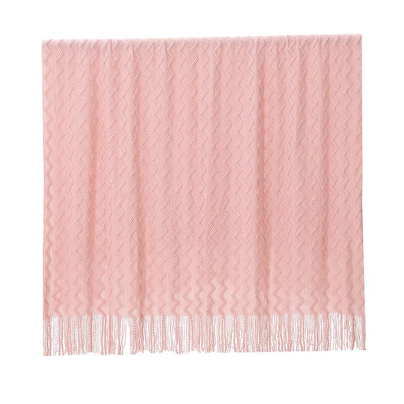 OEING Knitted Plush Autumn/Winter Throw Blanket 130x230cm