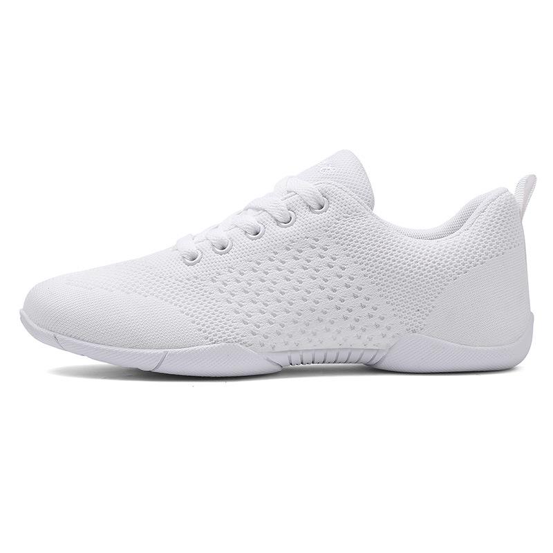 

Unisex White Mesh Dance, Aerobics & Cheerleading Shoes 35