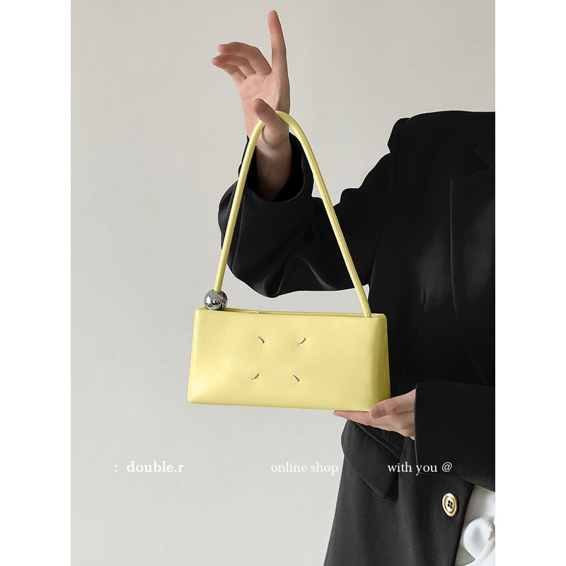 

Xiao Ruiliang Bag Light Expectation Niche Baguette Underarm Bag Women 2025 New Fashion Shoulder Messenger Bag Fashion Yellow Chick Yellow-small amount of In Stock
