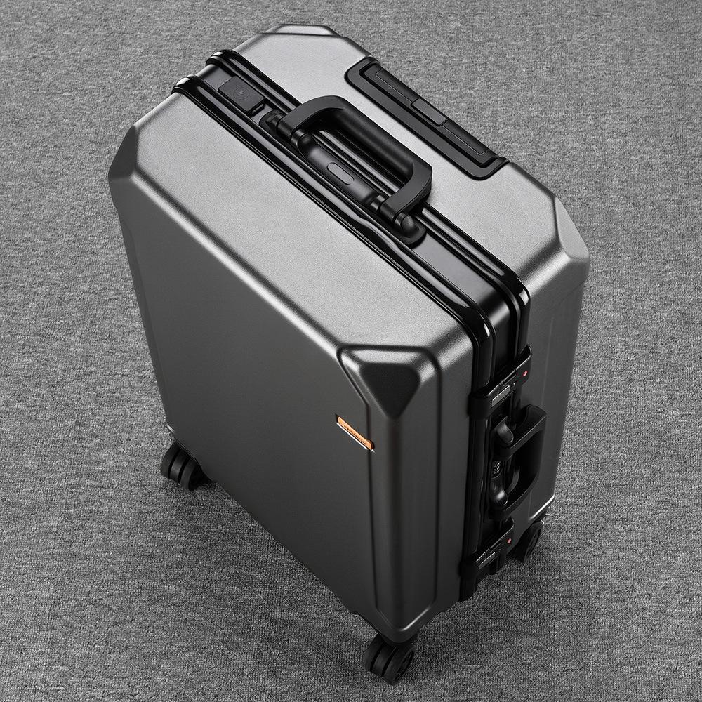 2025 Durable 20" Carry-on Aluminum Suitcase with Universal Wheels for Men and Women