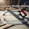 7-in-1 Multifunction Hand Saw Kit with Steel Hacksaw for Metal Wood Glass DIY Crafting Model Making Includes 6 Blades