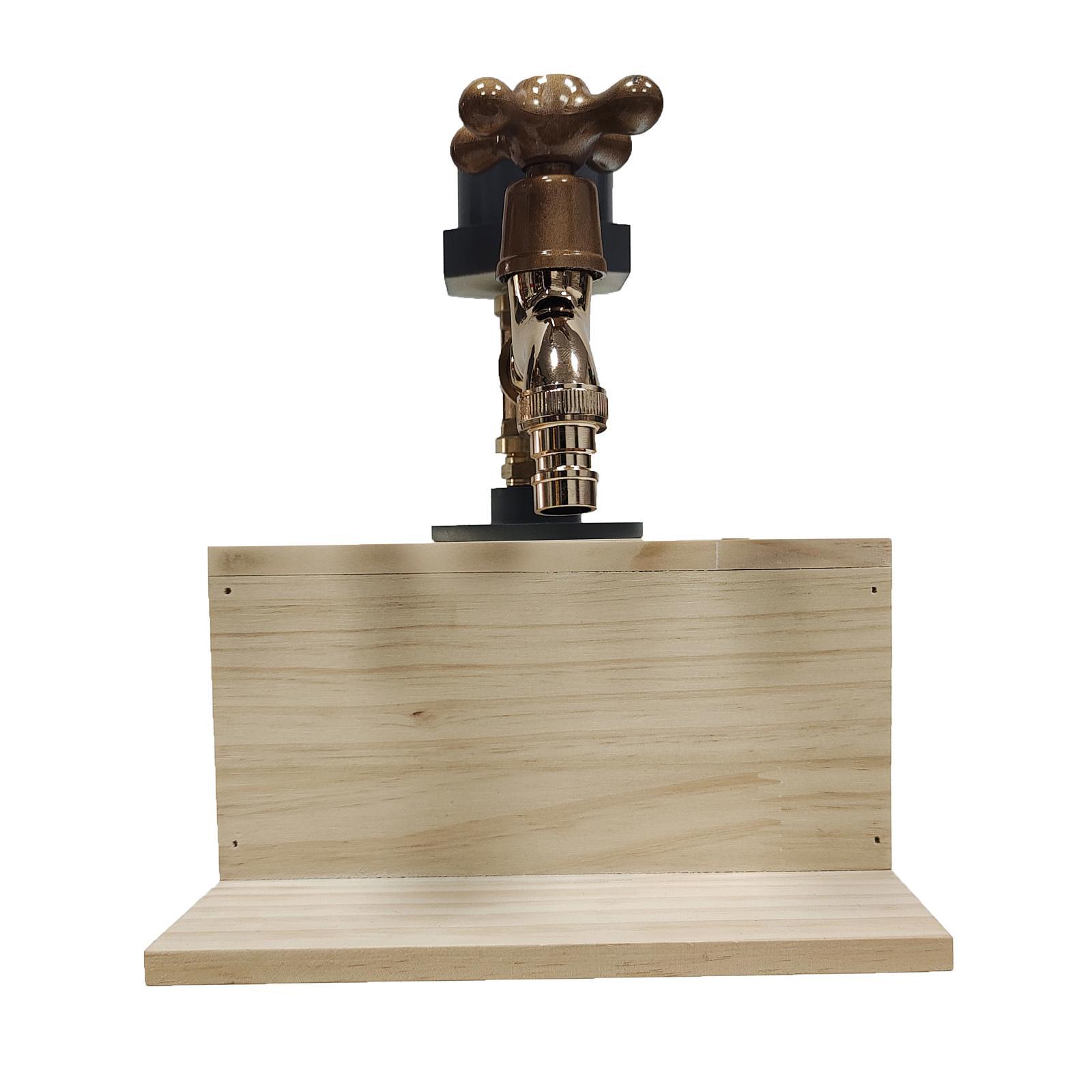 

Дерев яний диспенсер для віскі та лікеру у формі крана, тримач для шоту алкогольного напою для домашнього бару, аксесуари для вечірки, диспенсер для лікеру та напоїв 1 Head