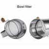 Flour Sieve Cup Polished Rust-proof Stainless Steel Versatile Flour Sieve Sifter for Daily Use