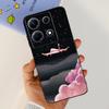 For Infinix Note 30i Case X6716 Stylish Cat Flowers Painted Cover Soft Silicone Phone Case For Infinix Note 30 Pro Note30 Bumper
