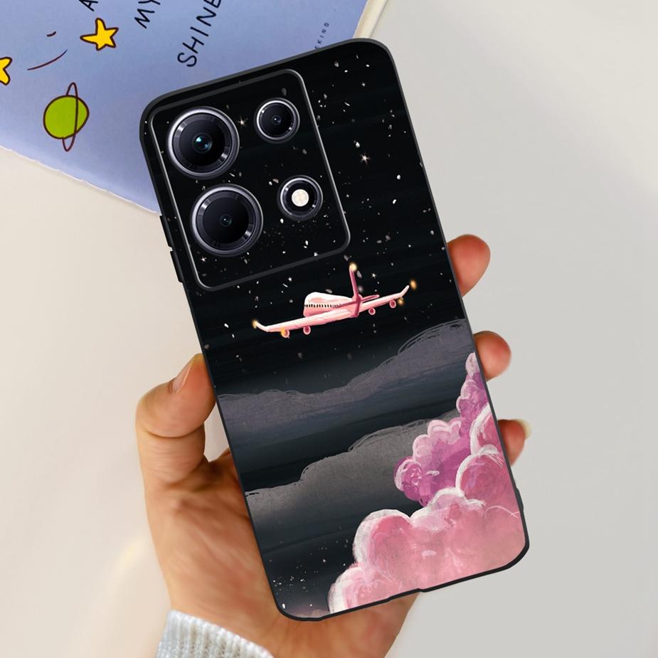 For Infinix Note 30i Case X6716 Stylish Cat Flowers Painted Cover Soft Silicone Phone Case For Infinix Note 30 Pro Note30 Bumper