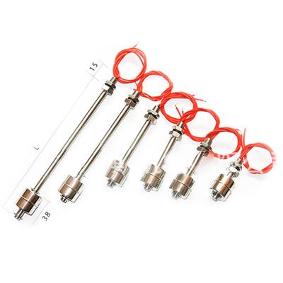 45-250mm Schwimmerschalter Tank Flüssigkeitswasserstandssensor Professioneller Edelstahl Tank Pool Durchflusssensor Doppelkugel Schwimmerschalter